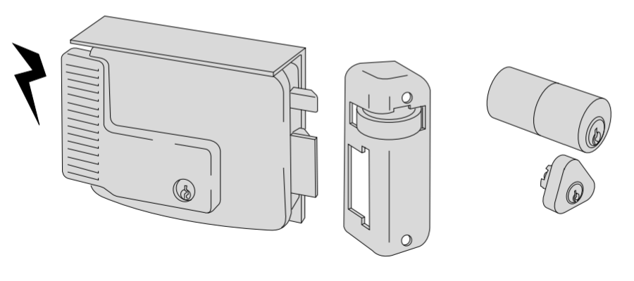 Serratura elettrica Cisa entrata 70 Sinistra art. 11721702