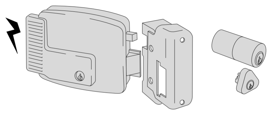 Serratura elettrica Cisa entrata 70 Destra art. 11921703 Serratura elettrica Cisa entrata 70 Destra art. 11921703