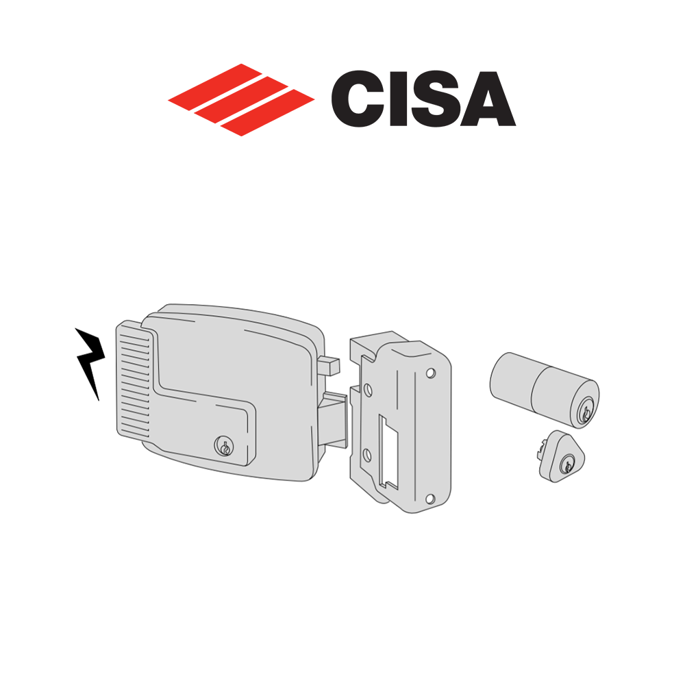 Serratura elettrica Cisa entrata 70 Destra art. 11921703 Serratura elettrica Cisa entrata 70 Destra art. 11921703