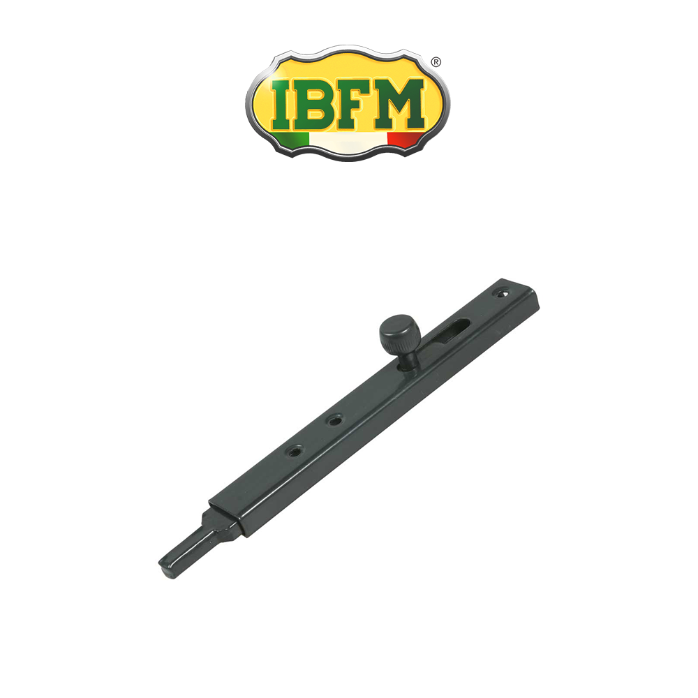 Catenaccio profilato da avvitare con punta rotonda Ibfm 300 mm art. 11/A Catenaccio profilato da avvitare con punta rotonda Ibfm 300 mm art. 11/A