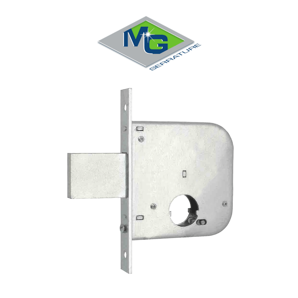 136500 MG - Serratura da infilare a due mandate entrata 50 con cilindro tondo per cancelli 136500 MG - Serratura da infilare a due mandate entrata 50 con cilindro tondo per cancelli