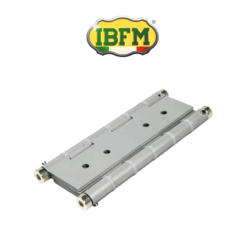 Cerniera a molla doppia azione per porte a vento Ibfm Argento art. 138/A Cerniera a molla doppia azione per porte a vento Ibfm Argento art. 138/A