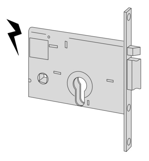 Serratura elettrica a cilindro Cisa entrata 60 Sinistra art. 14010602 Serratura elettrica a cilindro Cisa entrata 60 Sinistra art. 14010602