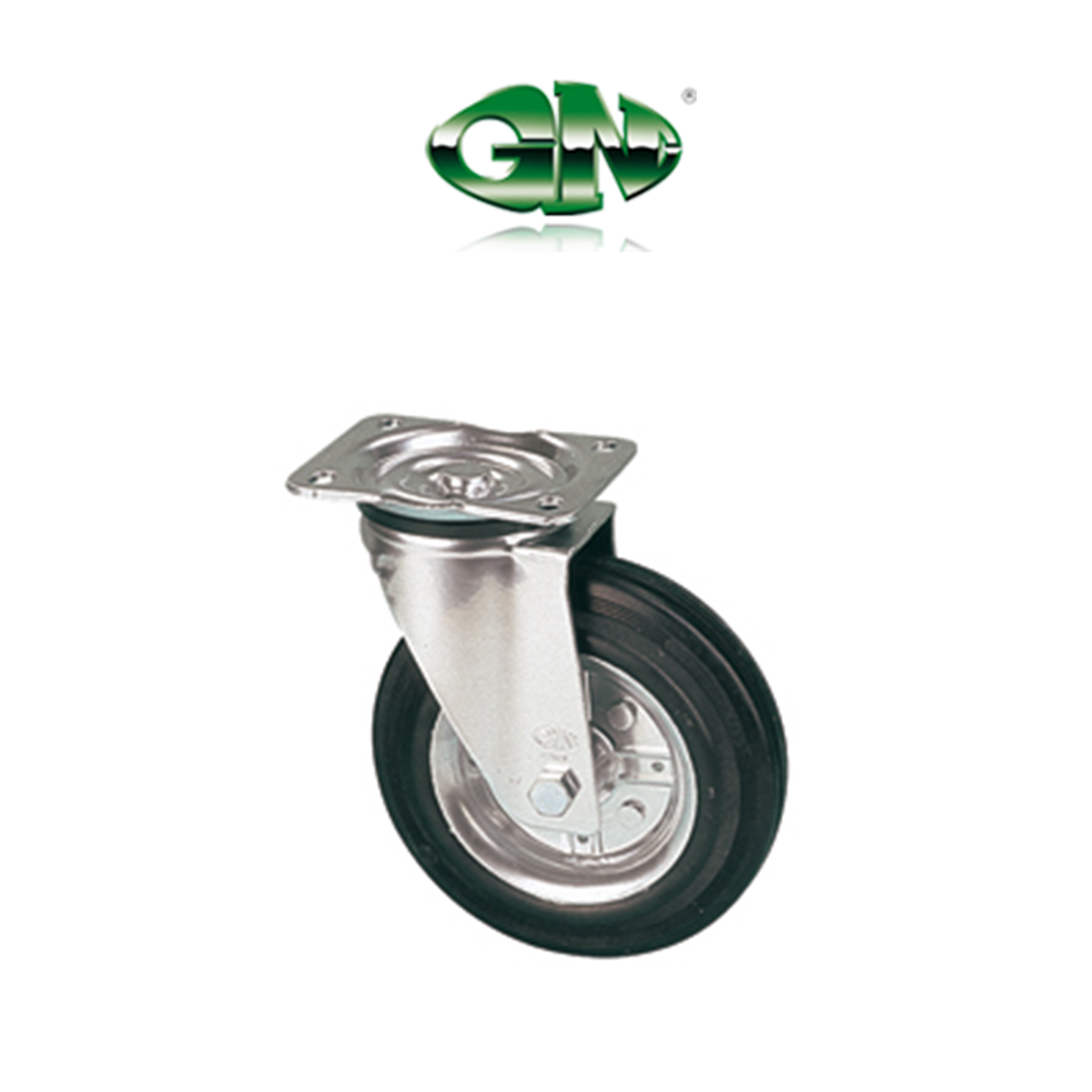 Ruota In Gomma Universale Utilia 125 Mm Per Carrelli – Sostituzione Facile E Resistente (125/37.5-50)
