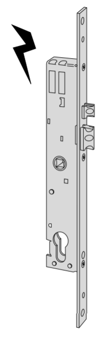 Serratura elettrica a cilindro Cisa entrata 30 art. 1620530