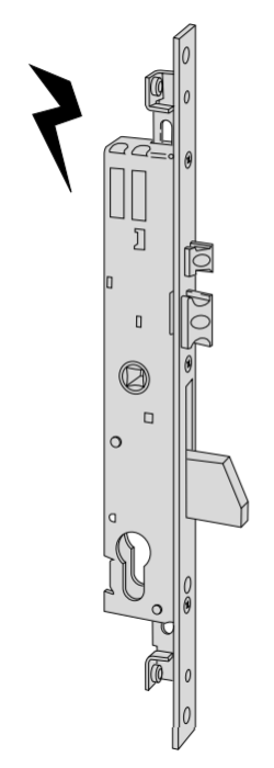 Serratura elettrica a catenaccio basculante Cisa entrata 30 art. 1622530