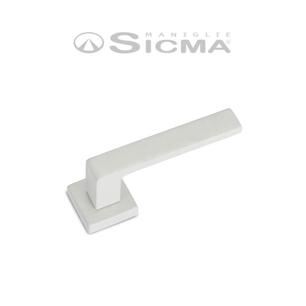 Doppia maniglia con rosetta e bocchetta quadrata foro patent Sicma serie Shelby Doppia maniglia con rosetta e bocchetta quadrata foro patent Sicma serie Shelby