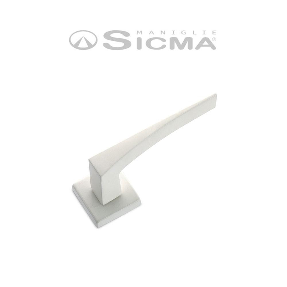 Doppia maniglia con rosetta e bocchetta quadrata foro patent Sicma serie H5 Doppia maniglia con rosetta e bocchetta quadrata foro patent Sicma serie H5