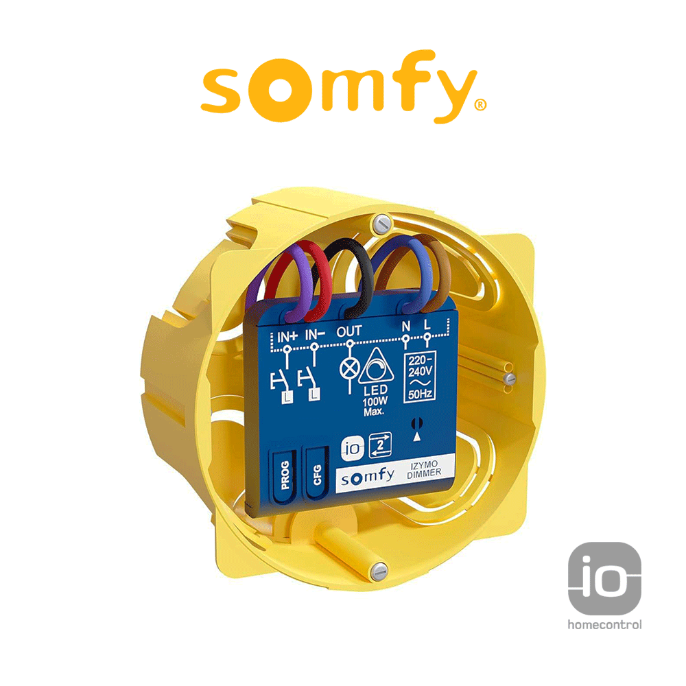 Ricevitore per illuminazioni Somfy IZYMO DIMMER RECEIVER io Ricevitore per illuminazioni Somfy IZYMO DIMMER RECEIVER io