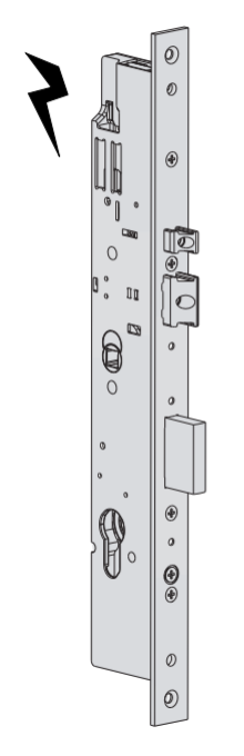 Serratura elettrica a cilindro Cisa Multitop Pro entrata 35 art. 1922535