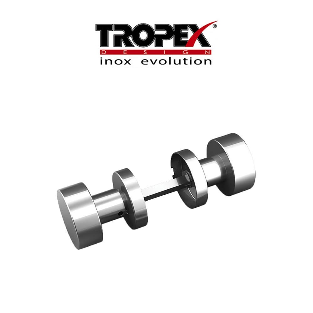 Pomolo accoppiato C98 Tropex Ø 50 Acciaio inox satinato art. 2102 Pomolo accoppiato C98 Tropex Ø 50 Acciaio inox satinato art. 2102