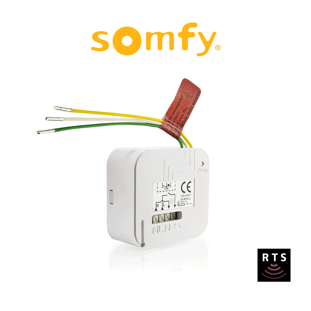 Micro ricevitore radio RTS Somfy per illuminazioni Micro ricevitore radio RTS Somfy per illuminazioni