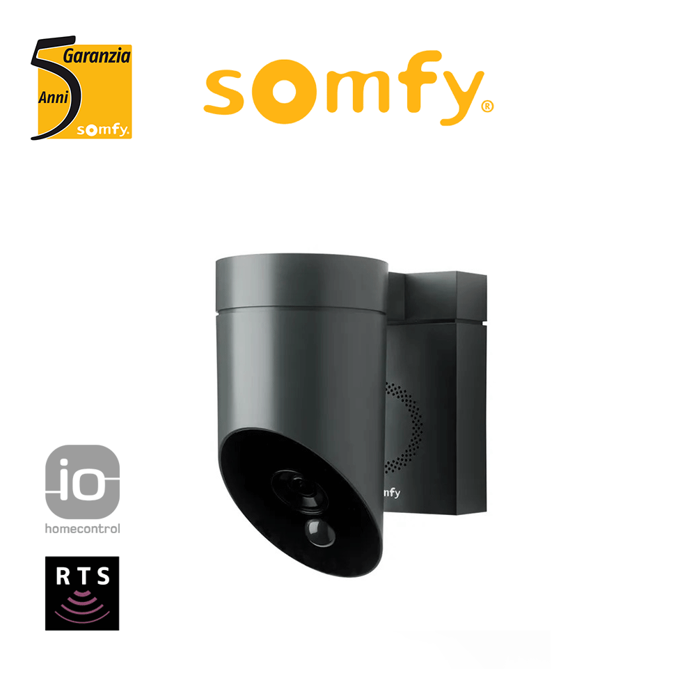 Telecamera da esterno grigia Somfy OUTDOOR CAMERA Telecamera da esterno grigia Somfy OUTDOOR CAMERA