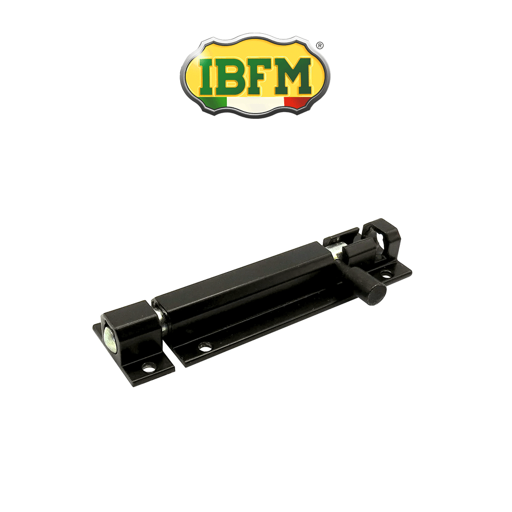Catenaccio stretto in alluminio Ibfm Nero art. 26/N Catenaccio stretto in alluminio Ibfm Nero art. 26/N