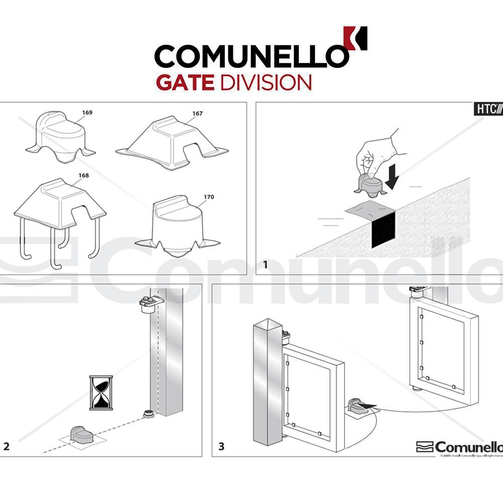 170i Comunello - Battente d'arresto a cementare