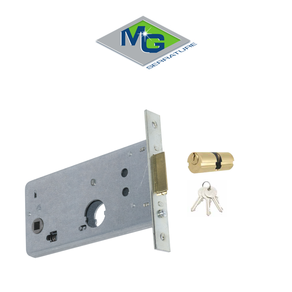Serratura per porte in ferro MG entrata 80 art. 317800 Serratura per porte in ferro MG entrata 80 art. 317800
