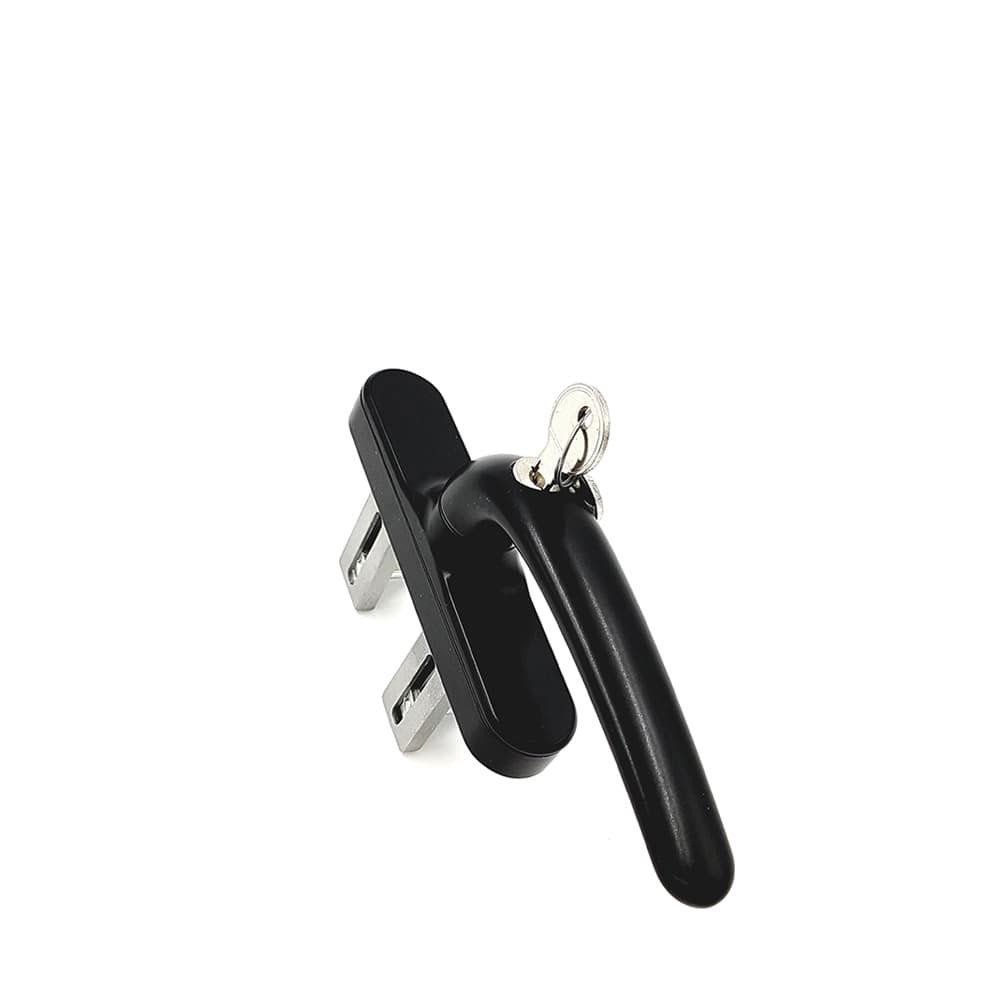 Cremonese apertura esterna commando Metalkard con chiave Nera RAL 9005 art. 328CV Cremonese apertura esterna commando Metalkard con chiave Nera RAL 9005 art. 328CV