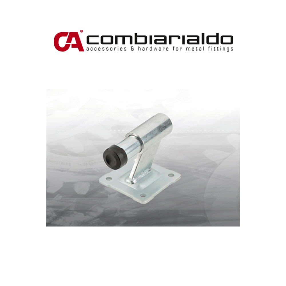 384F Combi Arialdo arresto finecorsa ammortizzato con piastra a fissare 384F Combi Arialdo arresto finecorsa ammortizzato con piastra a fissare
