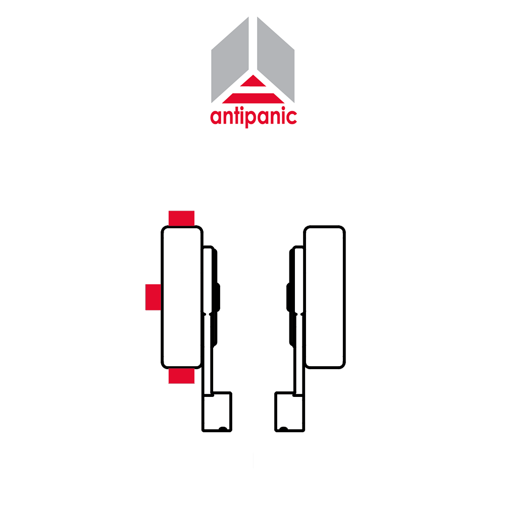 503 UNICO Antipanic - Maniglione antipanico meccanico triplice con barra esterna 503 UNICO Antipanic - Maniglione antipanico meccanico triplice con barra esterna