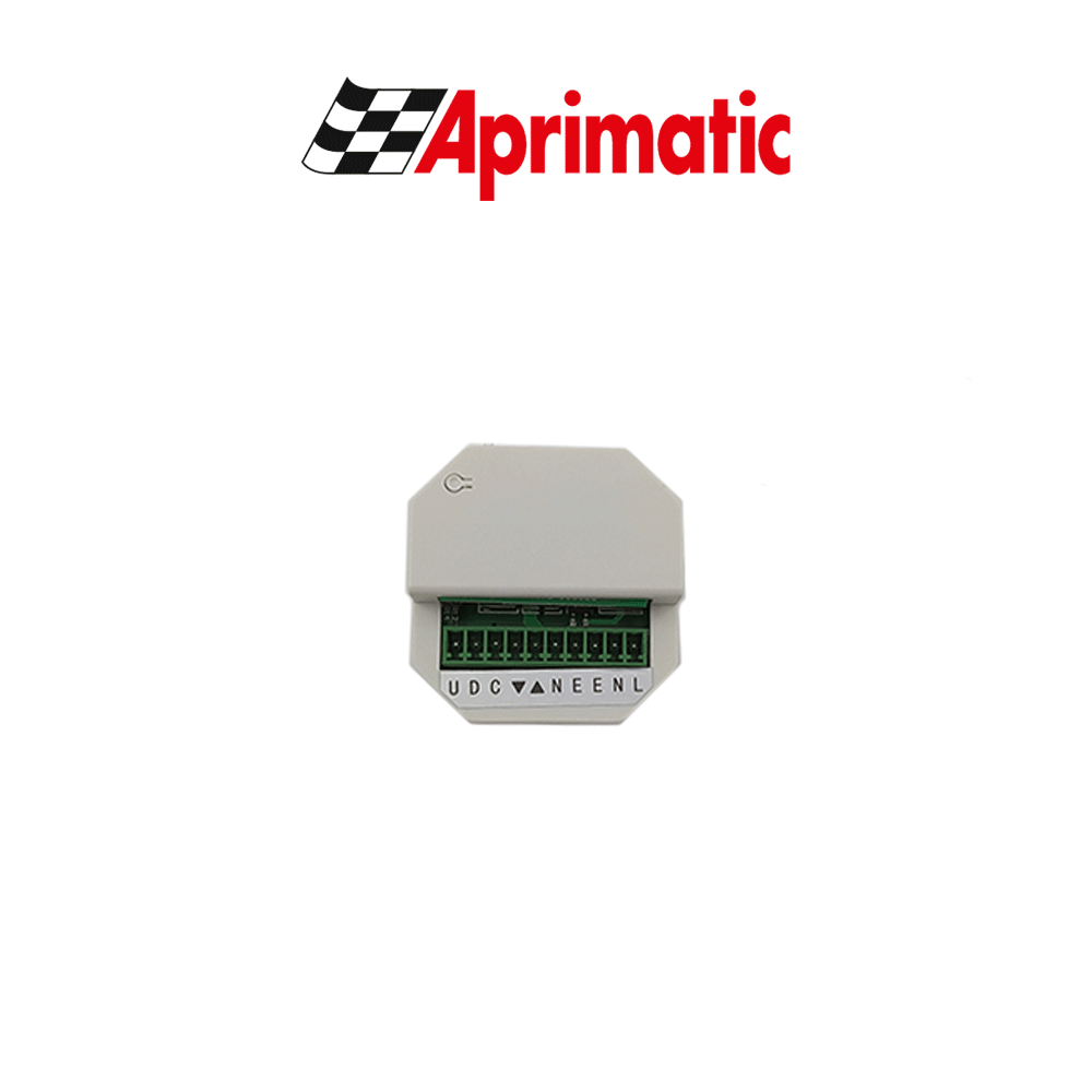 43380/301 Aprimatic ricevitore radio R-IN per motori tubolari 43380/301 Aprimatic ricevitore radio R-IN per motori tubolari