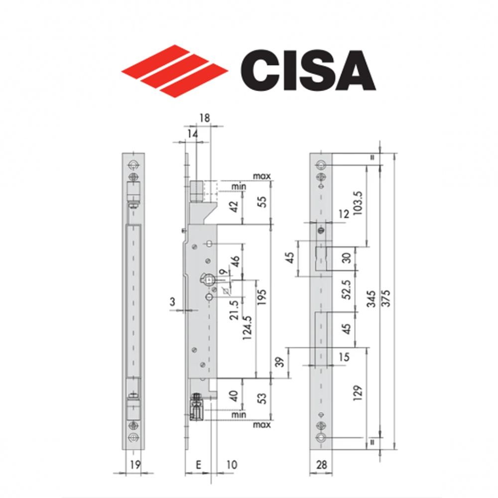 CISA | Controserratura per anta secondaria antipanico