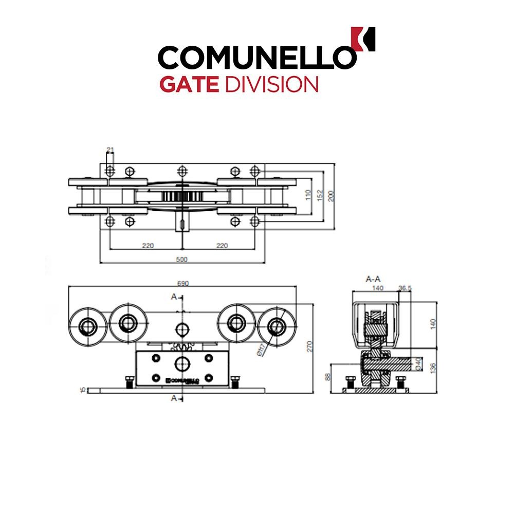 CGS-500.8 G - Comunello - Kit Integrator Grande Master & Slave
