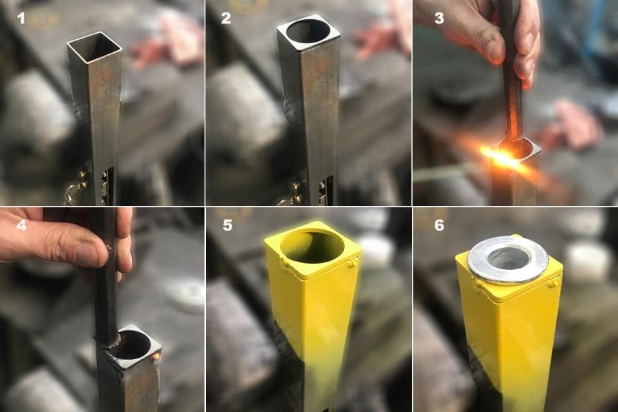 520 IBFM cardine su sfera regolabile