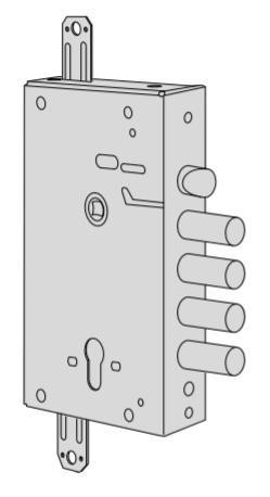 Serratura meccanica Cisa Revolution entrata 64 art. 5651548 Serratura meccanica Cisa Revolution entrata 64 art. 5651548