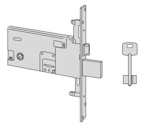 Serratura meccanica a doppia mappa Cisa entrata 70 art. 5731873 Serratura meccanica a doppia mappa Cisa entrata 70 art. 5731873
