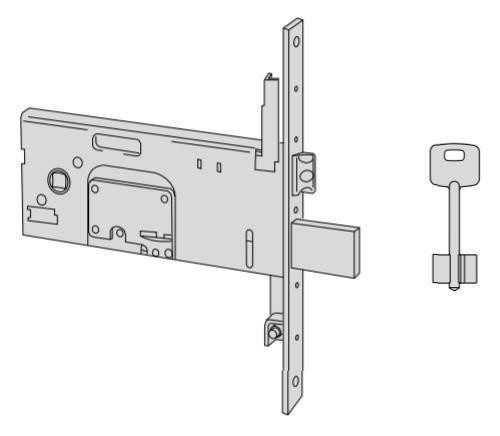 Serratura meccanica a doppia mappa Cisa entrata 90 art. 5735790 Serratura meccanica a doppia mappa Cisa entrata 90 art. 5735790