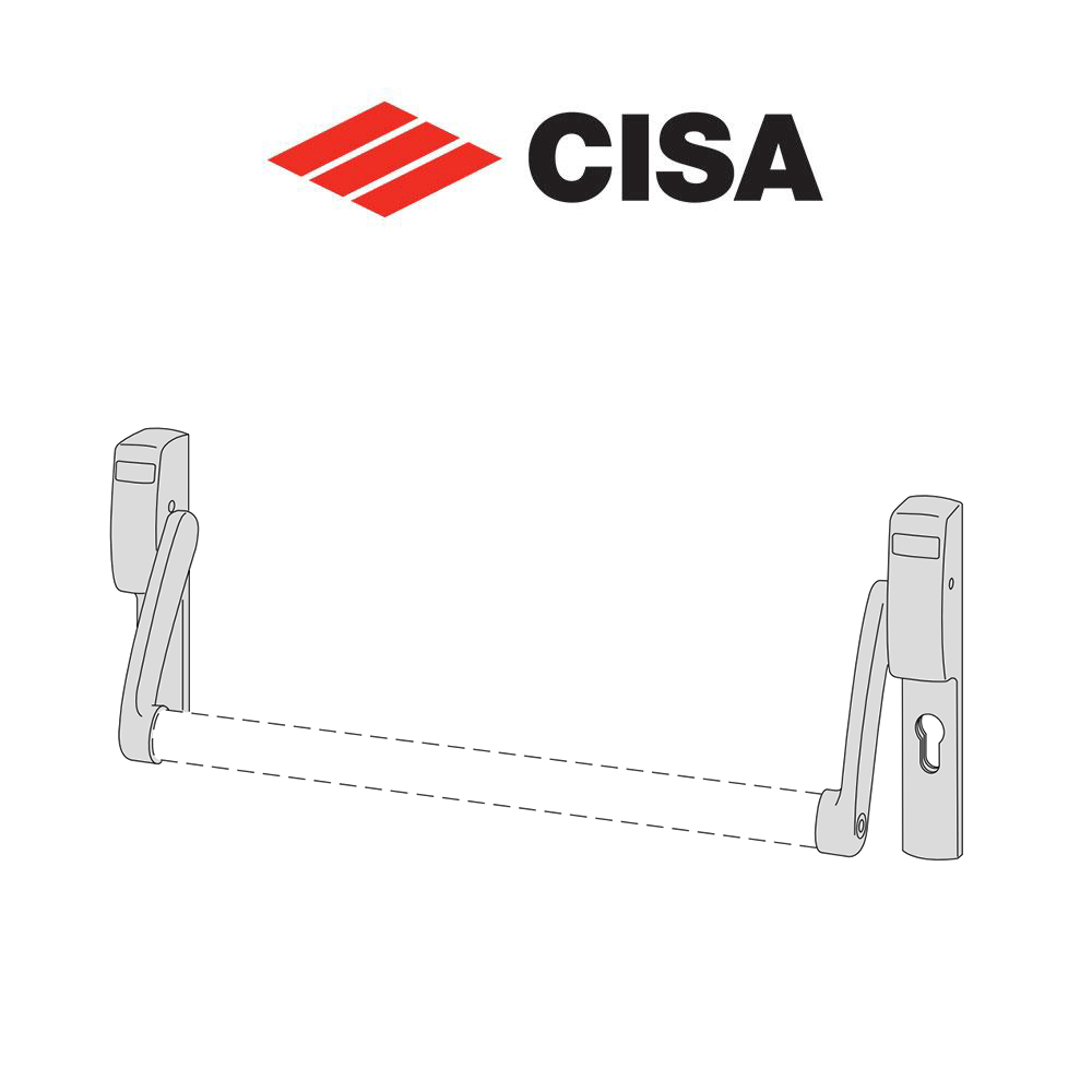 Maniglione per serrature antipanico Cisa Fast Push art. 5961610 Maniglione per serrature antipanico Cisa Fast Push art. 5961610