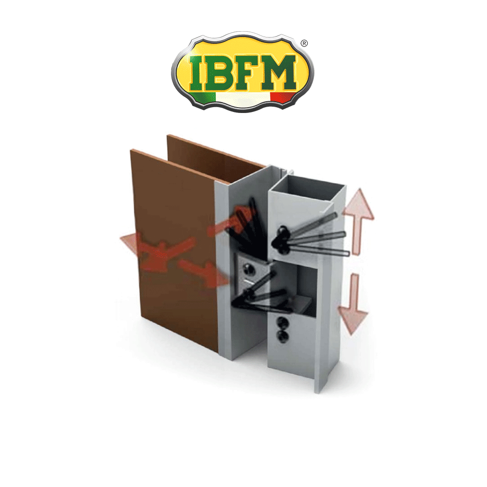 Cerniera 3D a scomparsa per porte blindate art. 754/VAFO Cerniera 3D a scomparsa per porte blindate art. 754/VAFO