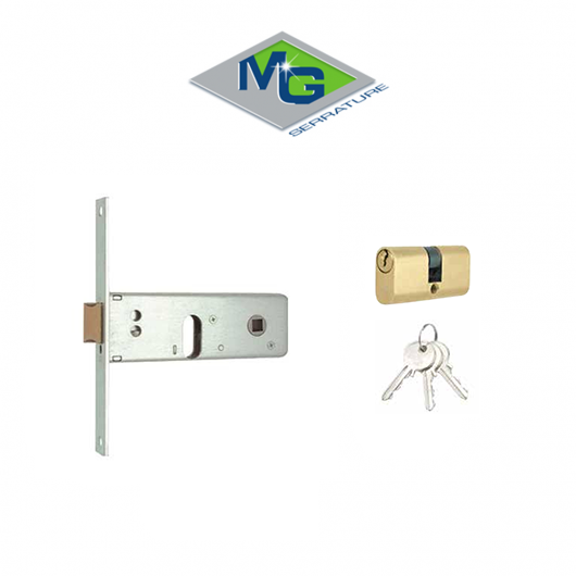 Serratura da infilare Inox MG art. 800 Serratura da infilare Inox MG art. 800