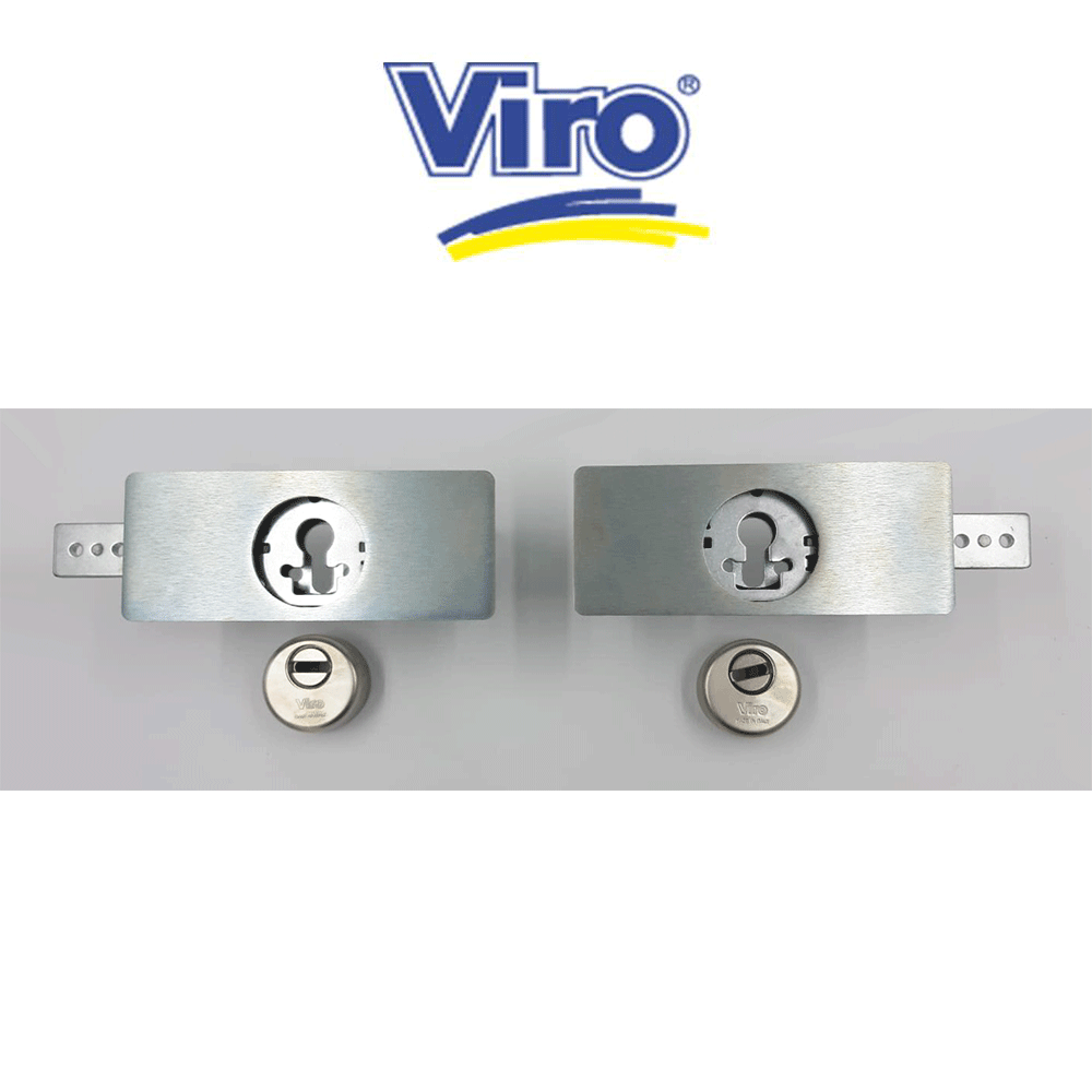 Serrature corazzate laterali in coppia per serrande Viro art. 8272/8273 Serrature corazzate laterali in coppia per serrande Viro art. 8272/8273