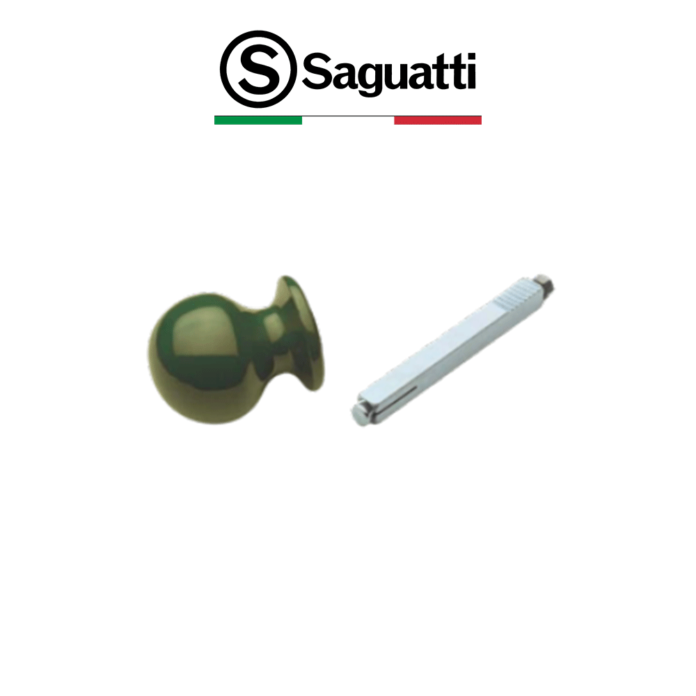 Pomolo Saguatti - Pomolo girevole in lamiera di alluminio stampata diametro Ø50 Pomolo Saguatti - Pomolo girevole in lamiera di alluminio stampata diametro Ø50