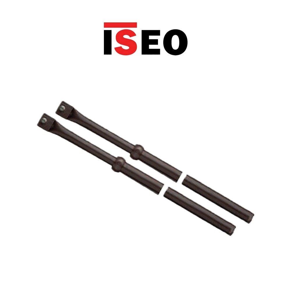 Coppia aste telescopiche per serrature triplici di sicurezza Iseo art. 990063