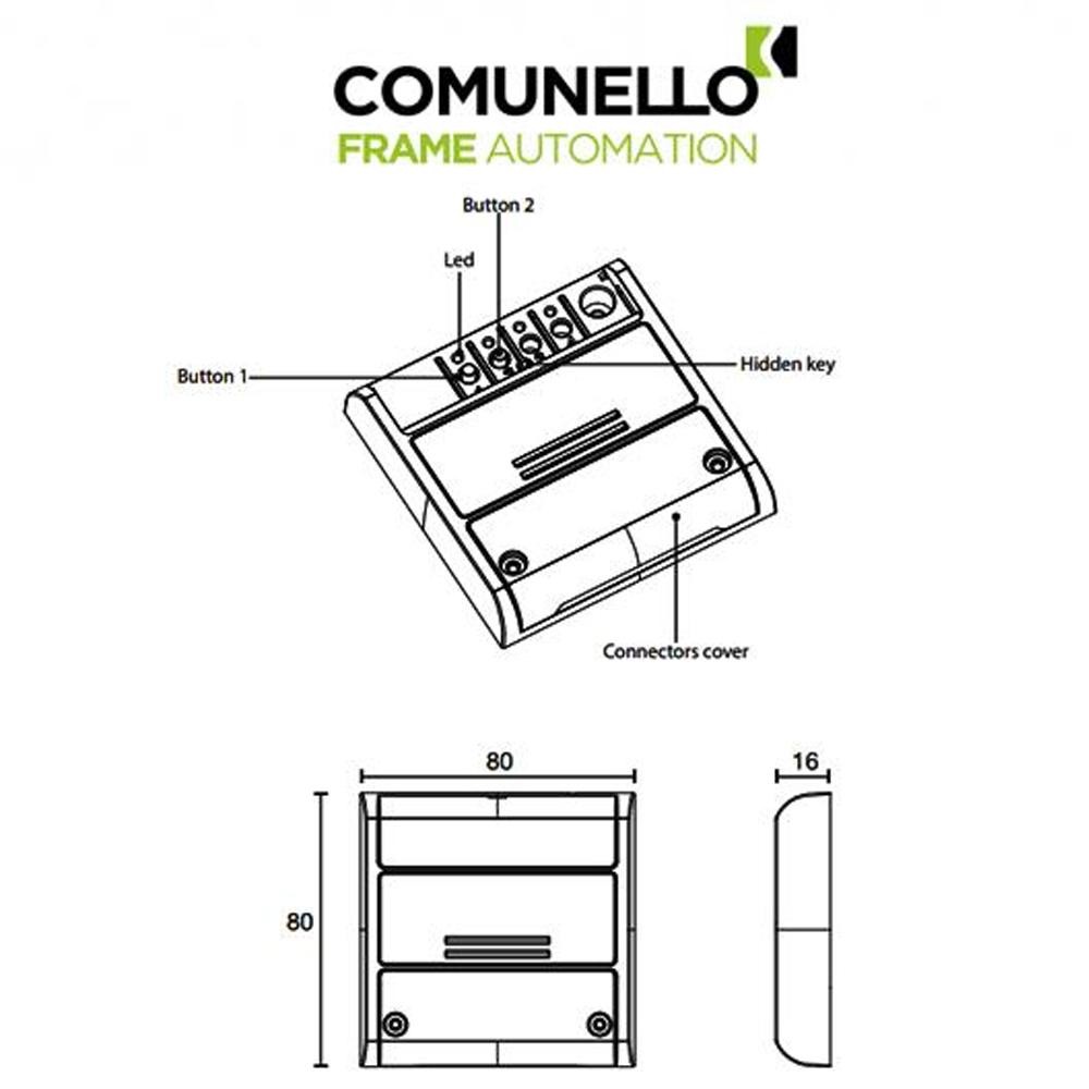 AF 860-Centrale di comando 12-24 VAC/DC Wi-Fi Comunello AF 860-Centrale di comando 12-24 VAC/DC Wi-Fi Comunello