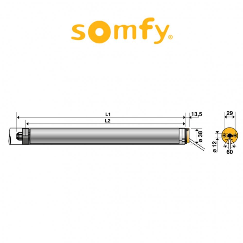 ALTUS 40 RTS Somfy motore radio per tapparelle ALTUS 40 RTS Somfy motore radio per tapparelle