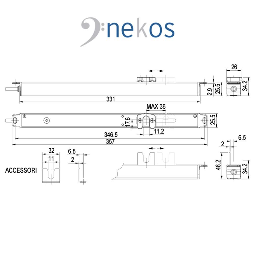 BK-LOCK Nekos - Serratura elettromeccanica per finestre e porte BK-LOCK Nekos - Serratura elettromeccanica per finestre e porte