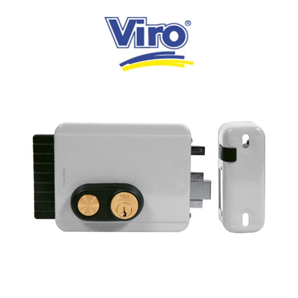 Serratura elettrica con pulsante Viro Block-Out entrata 50-80 Destra art. 8977.794.1