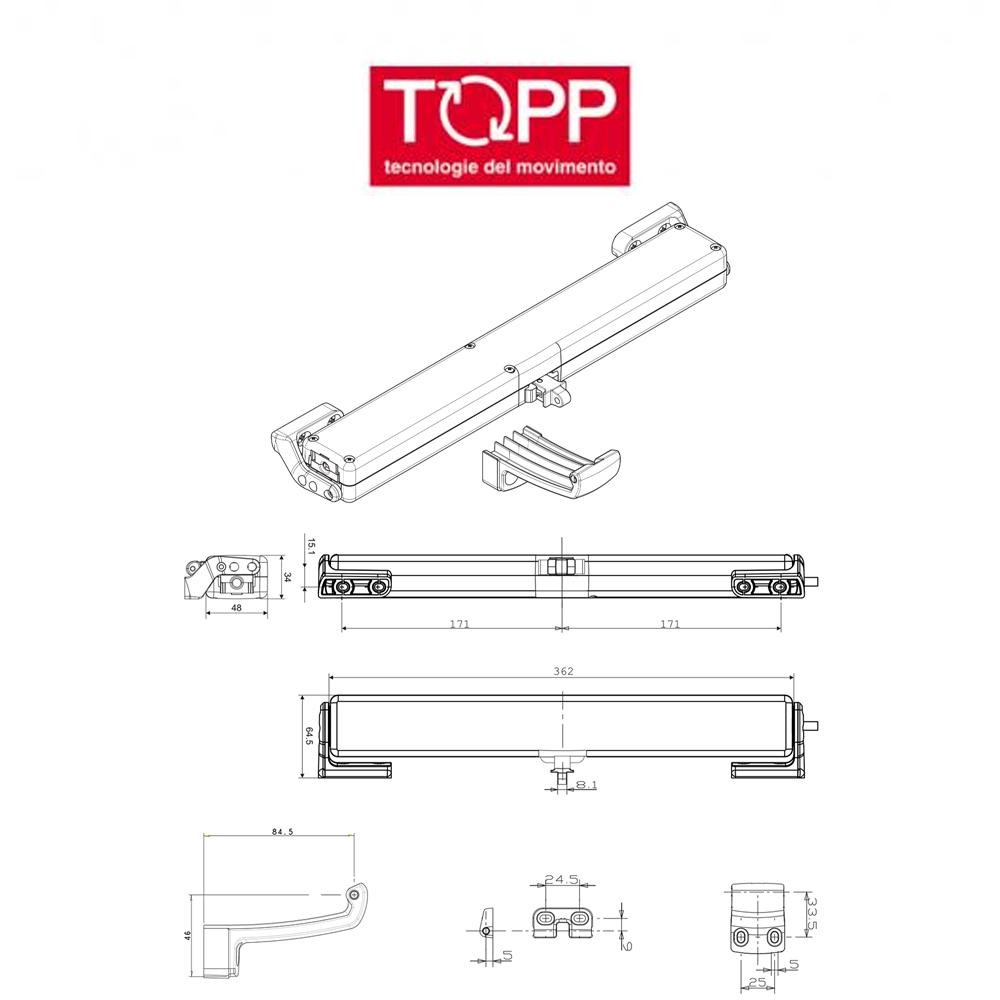C15 Topp - Attuatore elettrico a catena per finestre vasistas e lucernari  C15 Topp - Attuatore elettrico a catena per finestre vasistas e lucernari