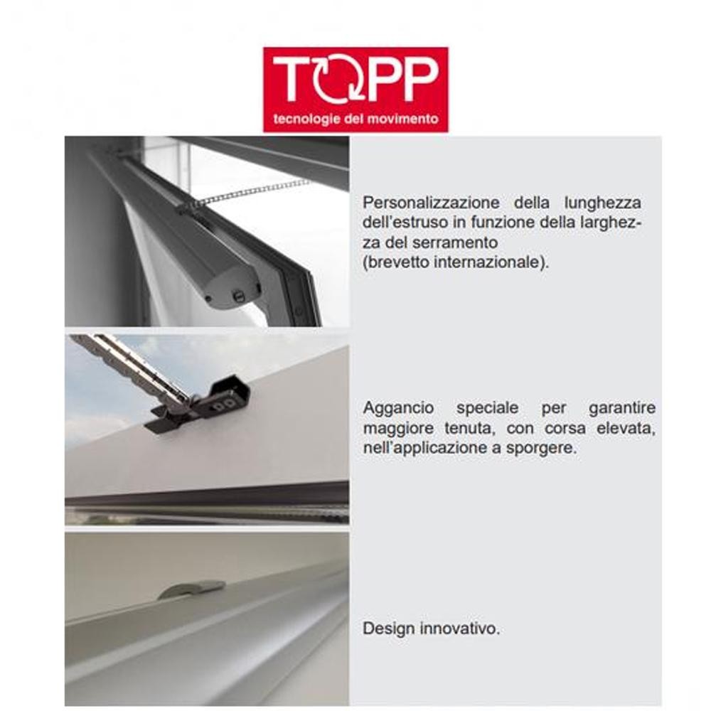 C160 RWA a doppia catena Topp - Attuatore elettrico a catena per finestre vasistas e lucernari C160 RWA a doppia catena Topp - Attuatore elettrico a catena per finestre vasistas e lucernari