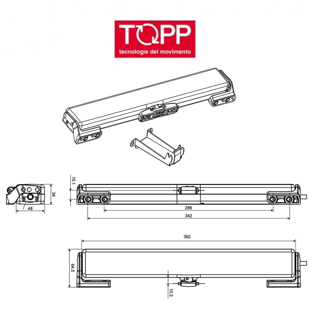C20 TANDEM Topp - Coppia attuatori a catena sincronizzati per finestre vasistas e lucernari C20 TANDEM Topp - Coppia attuatori a catena sincronizzati per finestre vasistas e lucernari