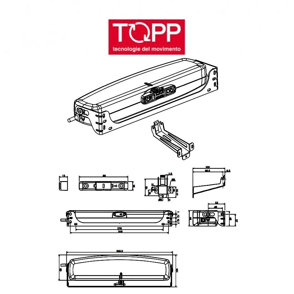 C30 Topp - attuatore a catena per finestre vasistas e lucernari C30 Topp - attuatore a catena per finestre vasistas e lucernari