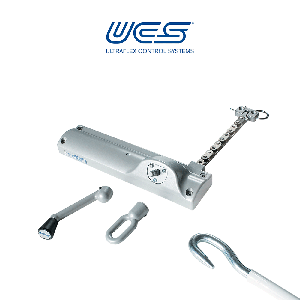 CAT Ultraflex UCS attuatore a catena per apertura manuale di finestre a sporgere e lucernari CAT Ultraflex UCS attuatore a catena per apertura manuale di finestre a sporgere e lucernari