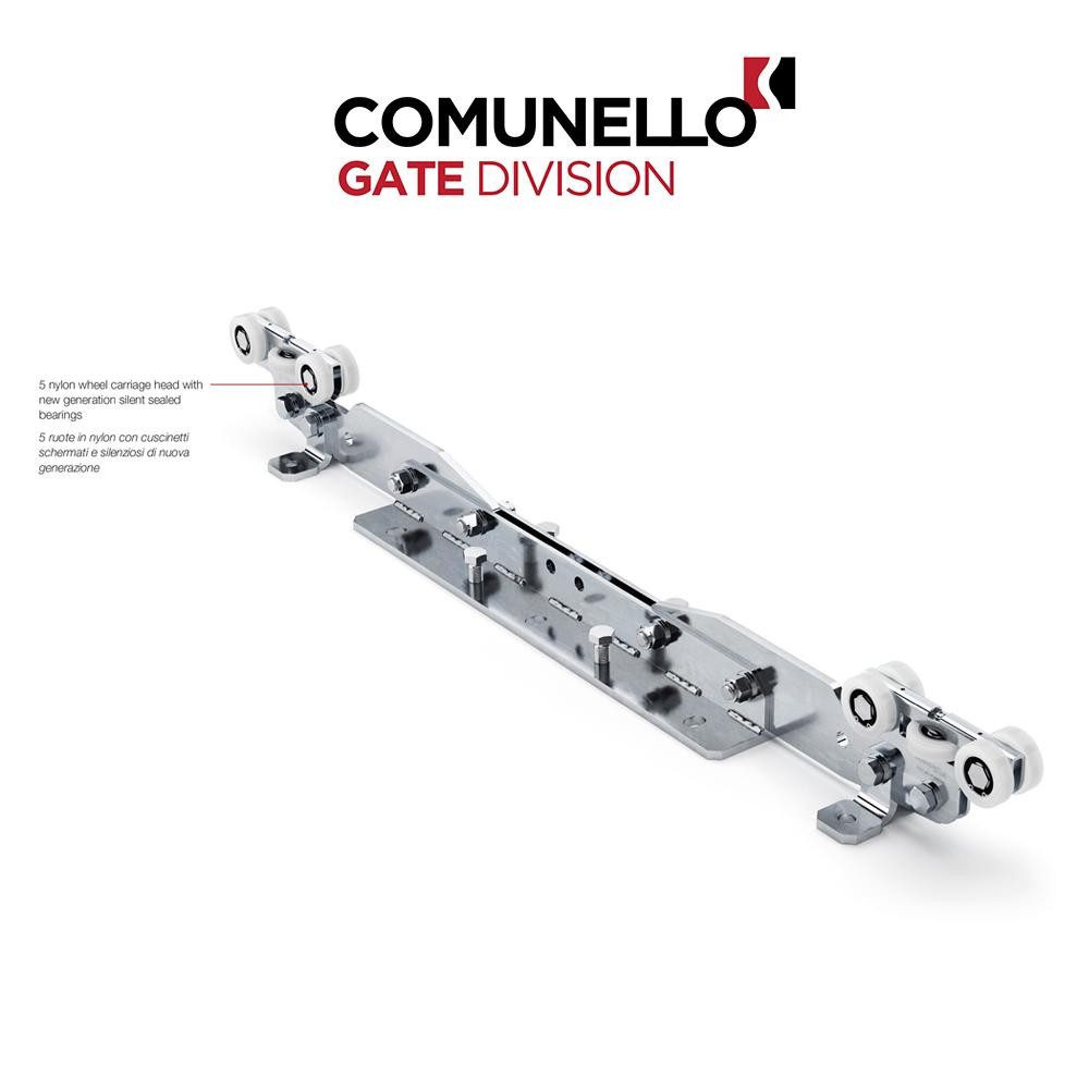 CGA-600.10 P - Comunello - Carrello Bullet Mini regolabile a 10 ruote per serie alluminio