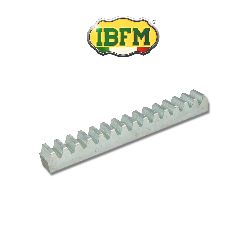 Cremagliera per cancelli scorrevoli in acciaio zincato Ibfm art. 473 Cremagliera per cancelli scorrevoli in acciaio zincato Ibfm art. 473