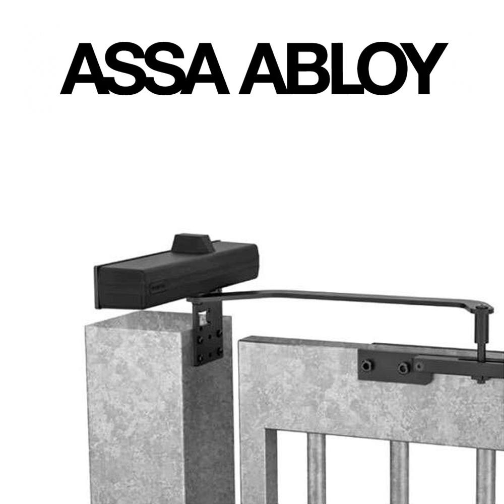 DC650G Assa Abloy | Chiudicancello pignone e cremagliera per cancelli pedonali