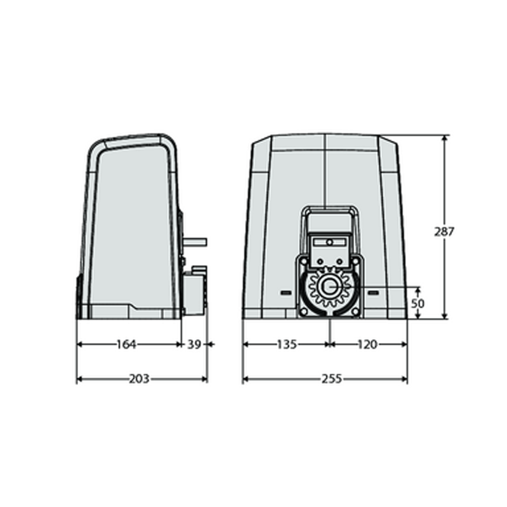 DEIMOS AC A600 KIT BFT completo 230 V per cancelli scorrevoli