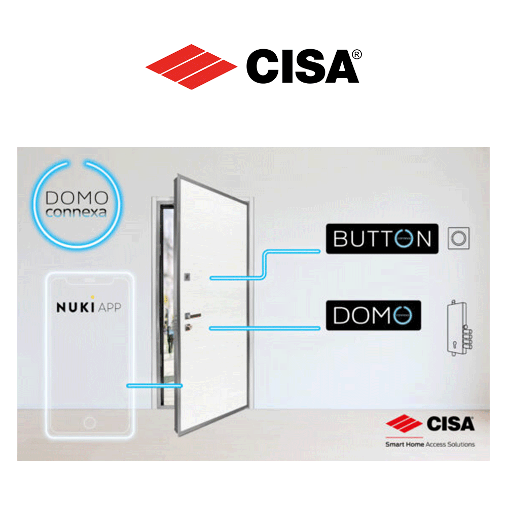 DOMO CONNEXA Cisa - Soluzione smart per porte blindate DOMO CONNEXA Cisa - Soluzione smart per porte blindate
